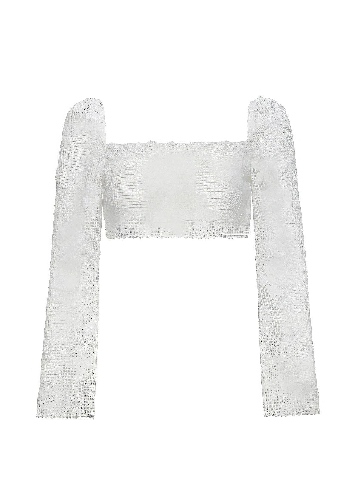 Montce: Long Sleeve Crop Top