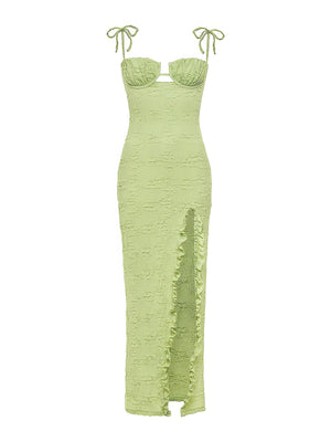 Montce: Petal Long Slip Dress (MD073)