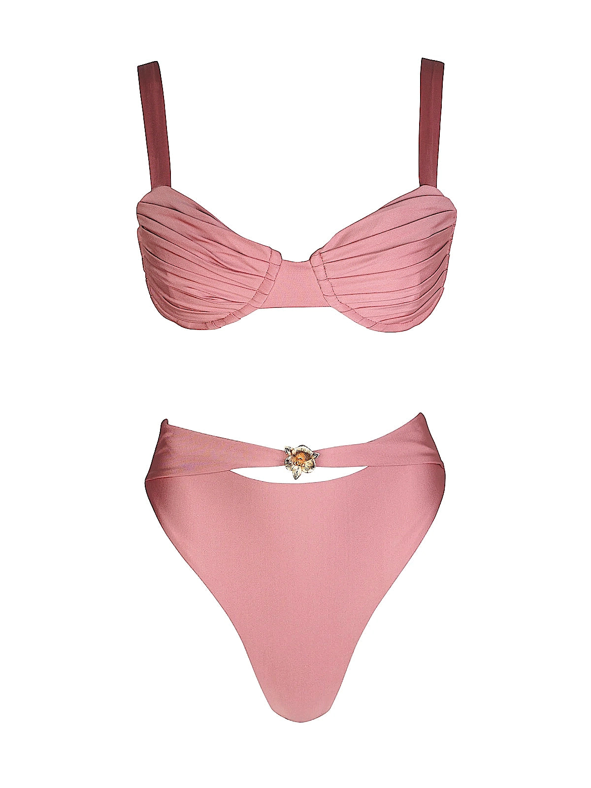 Soah: Stella Bustier-Riley Highwaisted Bikini