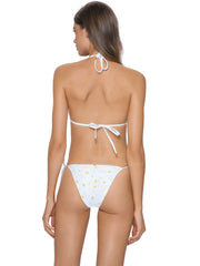 PQ Swim: Embroidered Tri-Embroidered Tie Bikini (CEL-130R-CEL-213)