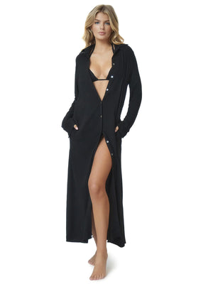PQ Swim: Billie Button Cover Up (MID-1016T)