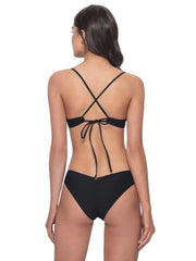 PQ Swim: Jasmine Underwire-Basic Ruched Bikini (MID-058B-MID-211)