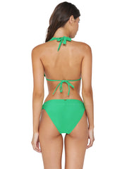 PQ Swim: Lace Halter-Lace Fanned Bikini (MAT-152H-MAT-251)