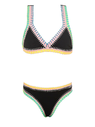 PQ Swim Kids: Rainbow Embroidered Bikini (BPI-836B)