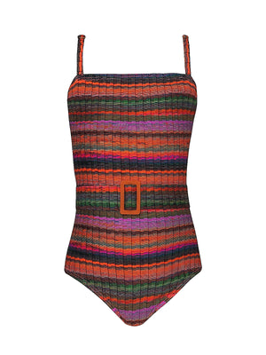 PQ Swim Kids: Brixtyn Belted One-Piece (JES-1295P)