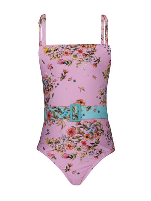 PQ Swim Kids: Brixtyn Belted One-Piece (DOL-1295P)