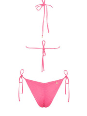 Malai: Textured Positano Basal Triangle-Textured Positano Dolly Bikini (T01238-B02238)