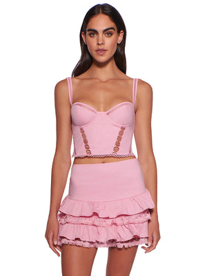 Peixoto: Sasha Corset-Lydia Mini Skirt (45039-PRPK-45040-PRPK)