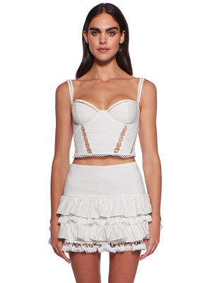Peixoto: Lydia Mini Skirt (45040-WHT)