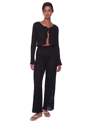 Peixoto: Jesse-Evy Pants (45007-BLKWEAVE-45008-BLKWEAVE)