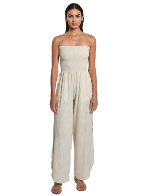 Peixoto: Harriet Jumpsuit (40206-BEIGCNVS)