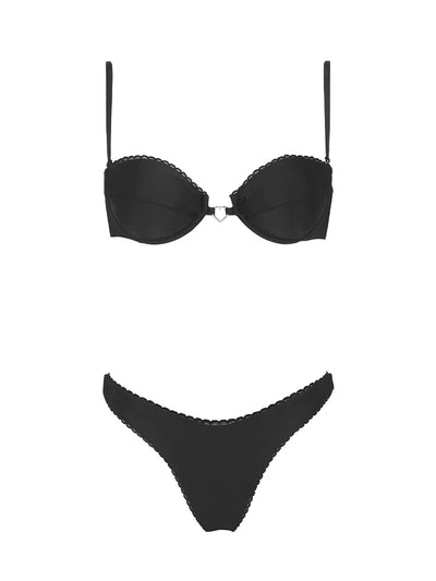 Capittana: Tania Bikini (1277T-BLCK-1277B-BLCK)