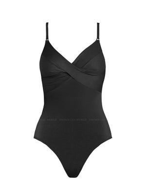 Robin Piccone: Aubrey Twist One Piece (221712-BLK)