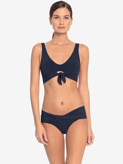 Robin Piccone: Ava Over Shoulder-Ava Twist Bikini (221701-NAV-221766-NAV)