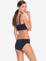 Robin Piccone: Ava Over Shoulder-Ava Twist Bikini (221701-NAV-221766-NAV)