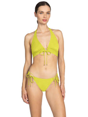 Robin Piccone: Aubrey Halter-Aubrey Side Tie Bikini (221703-HDW-221763-HDW)