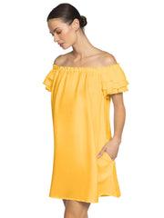 Robin Piccone: Summer Ruffle Dress (244525-YLK)