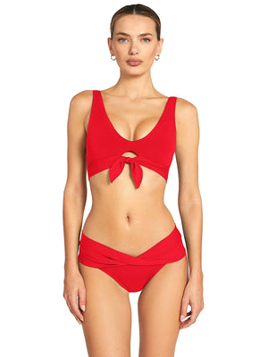 Robin Piccone: Ava Over Shoulder-Ava Twist Bikini (251701-FR-221766-FR)