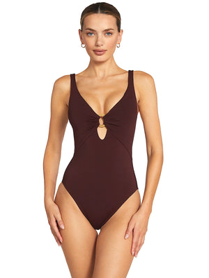 Robin Piccone: Margot Lingerie One-Piece (253712-CRB)