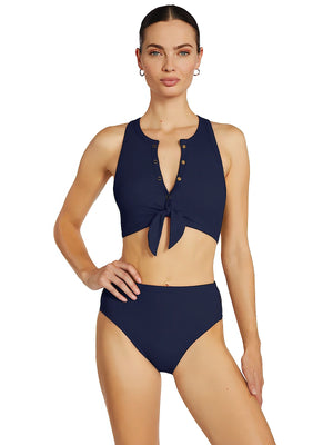 Robin Piccone: Amy Tank-Amy High Waist Bikini (250807-NAV-250869-NAV)