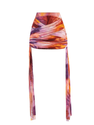 Andrea Iyamah: Bina Mesh High Waist Skirt (S25WSK2)