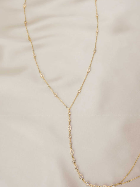 Ettika: Blissful Crystal Body Chain in Gold (BW101.CLR.IG) – Swimwear World