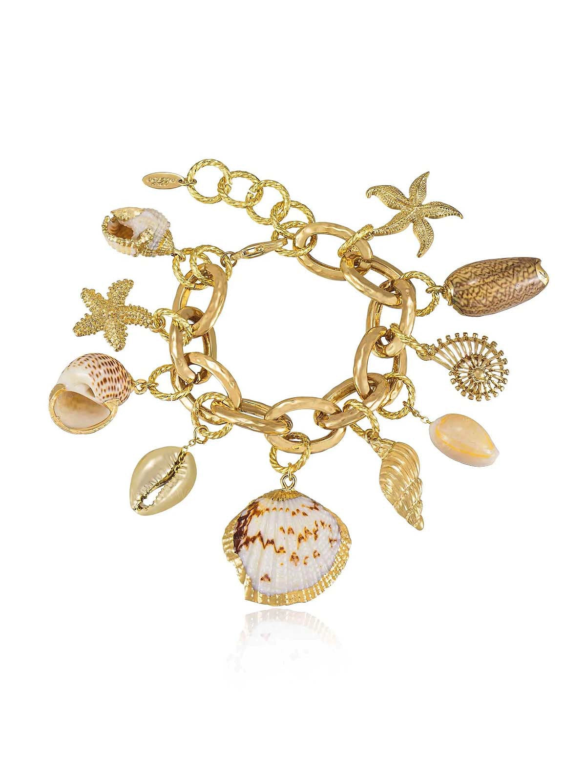 Ettika: Mermaid Tears 18k Gold Plated Bracelet