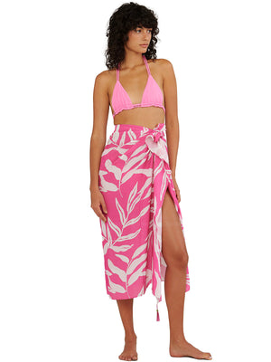 Palmacea: Printed Long Pareo (PRLONGP-SERRA)