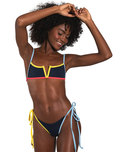 OneOne: Ivanna Whitehaven-Marley Whitehaven Bikini (OT1051RB-WHN-OB1035RB-WHN)