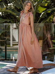 Girl and The Sun: Barcelona Midi Dress (GS689D-CRL)