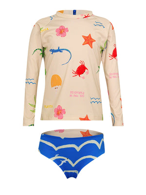 Sunset Long Sleeve One-Piece
