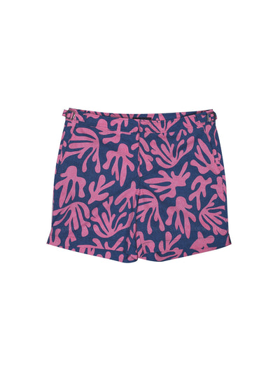 Lords of Harlech: Pool Shorts (LHS-POOL-LOOP-CORAL-CANVAS-PINK)
