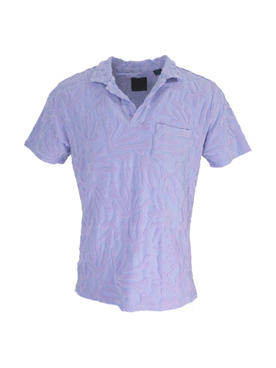 Lords of Harlech: Johnny Polo Shirt (LHK-JOHNNY-LAVENDER-CORAL)