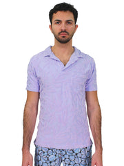 Lords of Harlech: Johnny Polo Shirt (LHK-JOHNNY-LAVENDER-CORAL)