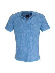 Lords of Harlech: Johnny Polo Shirt (LHK-JOHNNY-SKY-CORAL)