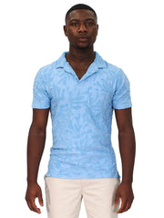 Lords of Harlech: Johnny Polo Shirt (LHK-JOHNNY-SKY-CORAL)