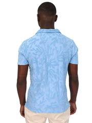 Lords of Harlech: Johnny Polo Shirt (LHK-JOHNNY-SKY-CORAL)