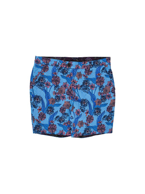 Lords of Harlech: John Shorts (LHS-JOHN-OCEAN-FLORAL-BLUE)