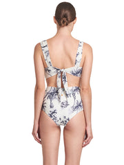 Aguaclara: Bustier Grasse Bleue 64-High Rise Grasse Bleue 19 Bikini (GRASSE-64-GRASSE-19)