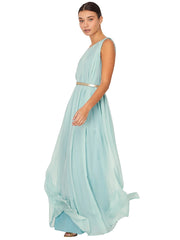 Aguaclara: Turquoise 269 Maxi Dress (TURQUOISE-269)