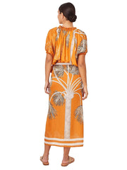 Aguaclara: Orange 410 Crop Top (ORANGE-410)