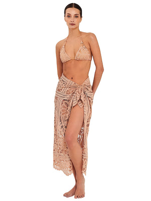 Aguaclara: Sand-507 Wrap Skirt (SAND-507)