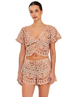 Aguaclara: Sand-429 Crop-Sand-450 Short (SAND-429-SAND-450)