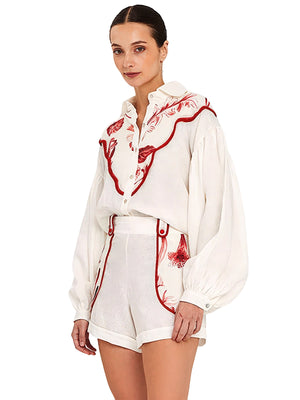 Aguaclara: Rouge-448 Shirt-Rouge-456 Short (ROUGE-448-ROUGE-456)