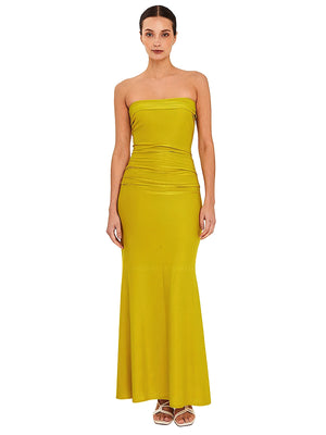 Aguaclara: Lime-292 Midi Dress (LIME-292)