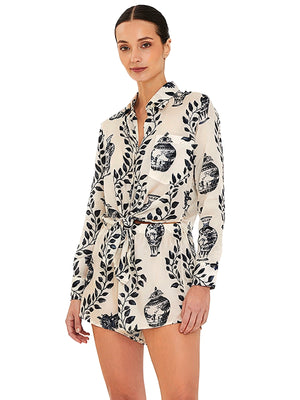 Aguaclara: Dynastie-444 Shirt-Dynastie-451 Li Short (DYNASTIE-444-DYNASTIE-451)