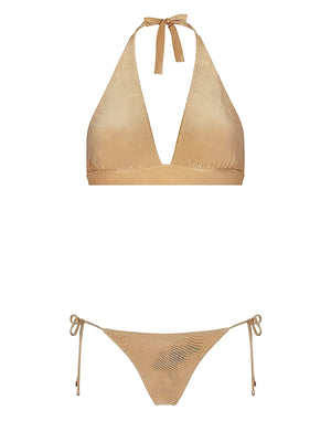 Aguaclara: Doree-61 Missy Halter-Doree-12 Side Tie Bikini (DOREE-61-DOREE-12)