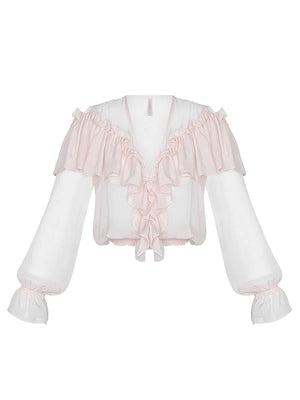 Aguaclara: Blanc-420 Blouse (BLANC-420)