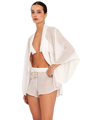 Aguaclara: Blanc-371 Kimono (BLANC-371)