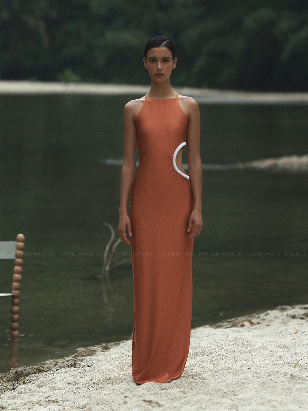 baobab brown dress BAOBAB Kalina Maxi Dress